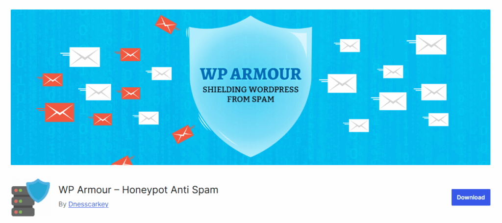 Screenshot of WP Armour's WordPress plugin listing