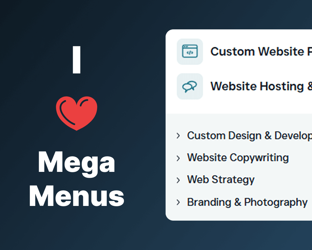 I love mega menus featured image